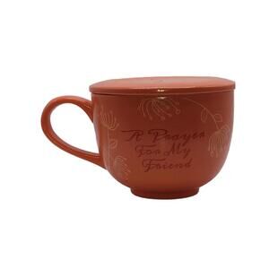 Abbey Press A Prayer For My Friend mug w/ Coaster Lid PSALM Gladness in My Heart